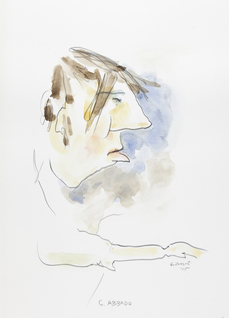 Claudio Abbado, caricatura