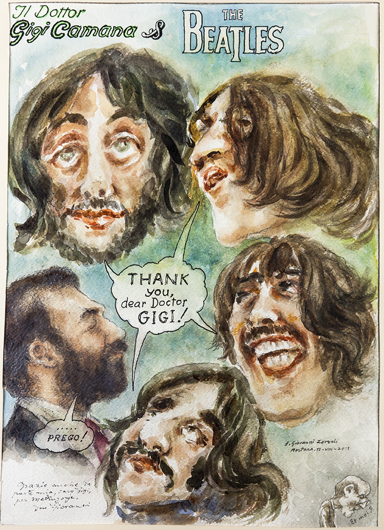 The Beatles, caricatura