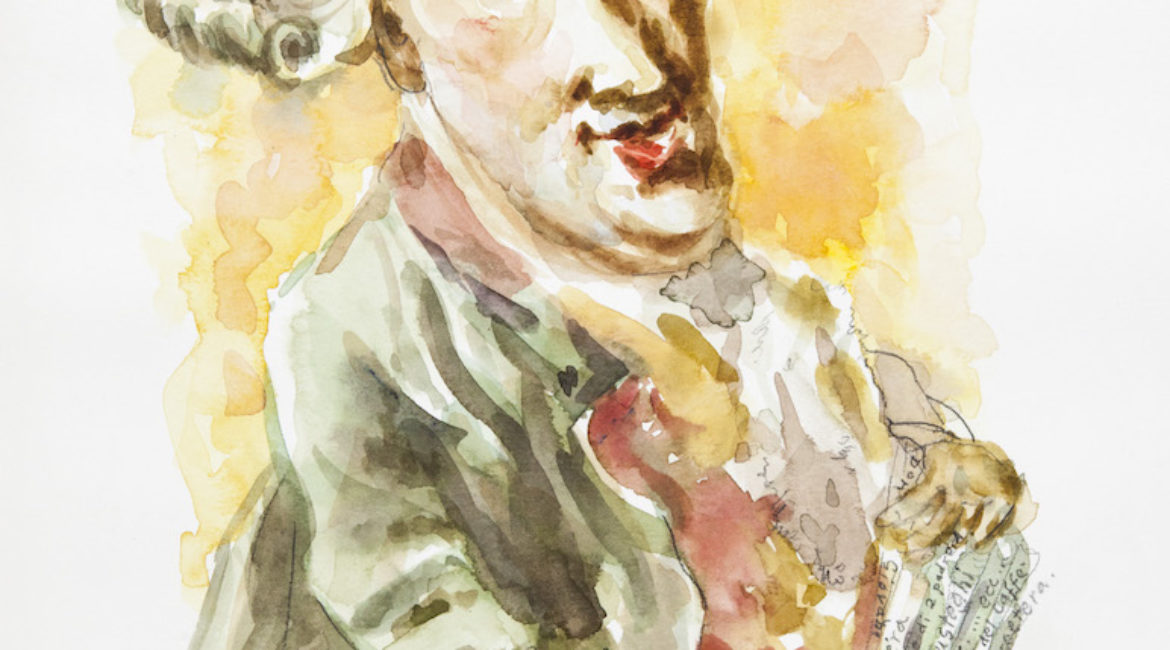 Carlo Goldoni, caricatura