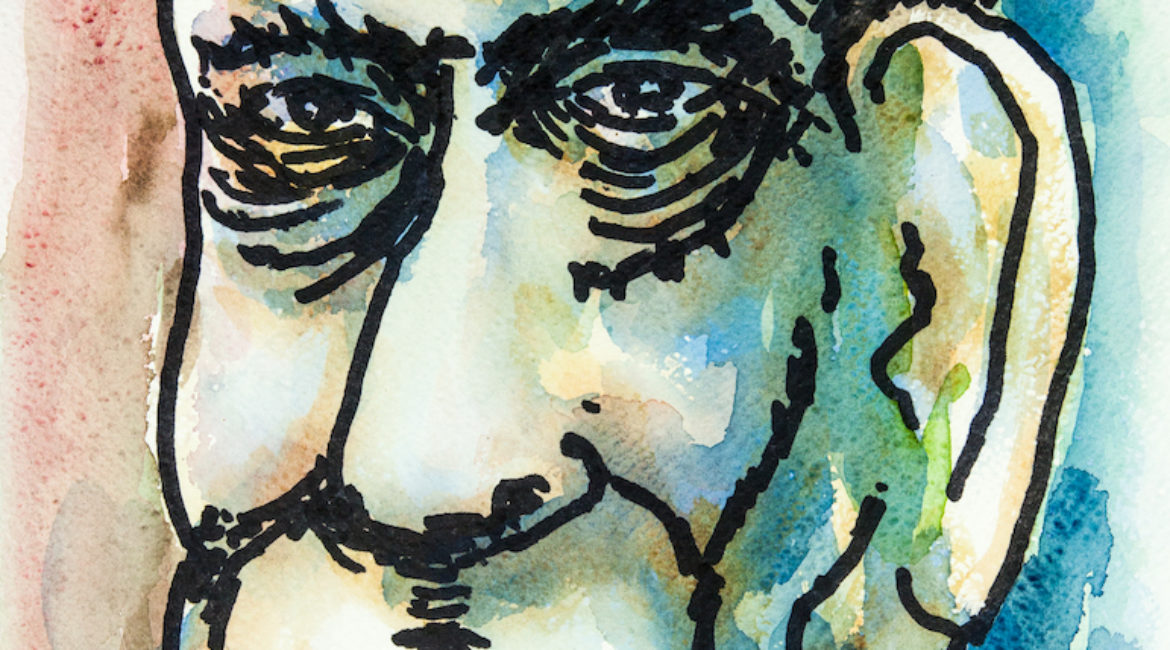 Graham Greene, caricatura
