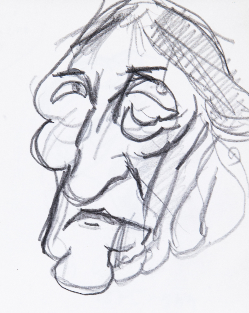 Georg Wilhelm Friedrich Hegel, caricatura