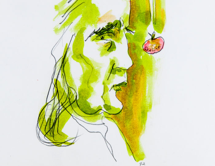Isaac Newton, caricatura