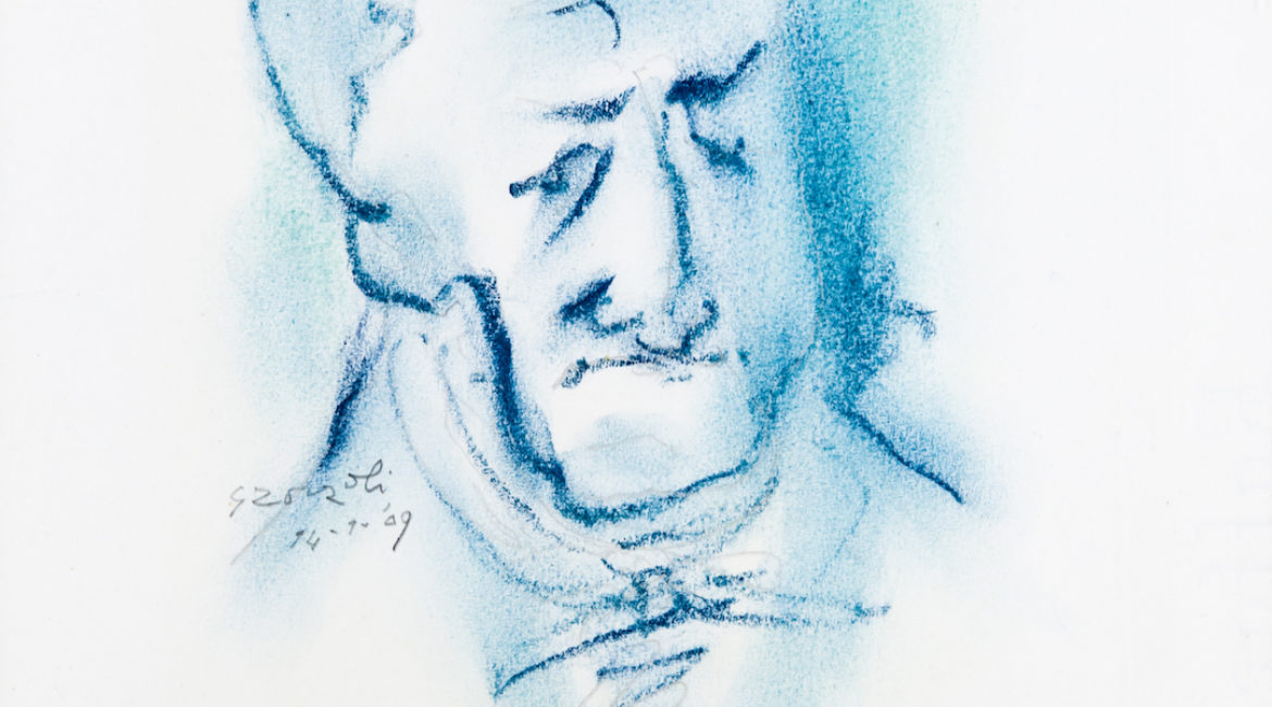 Alessandro Volta, caricatura